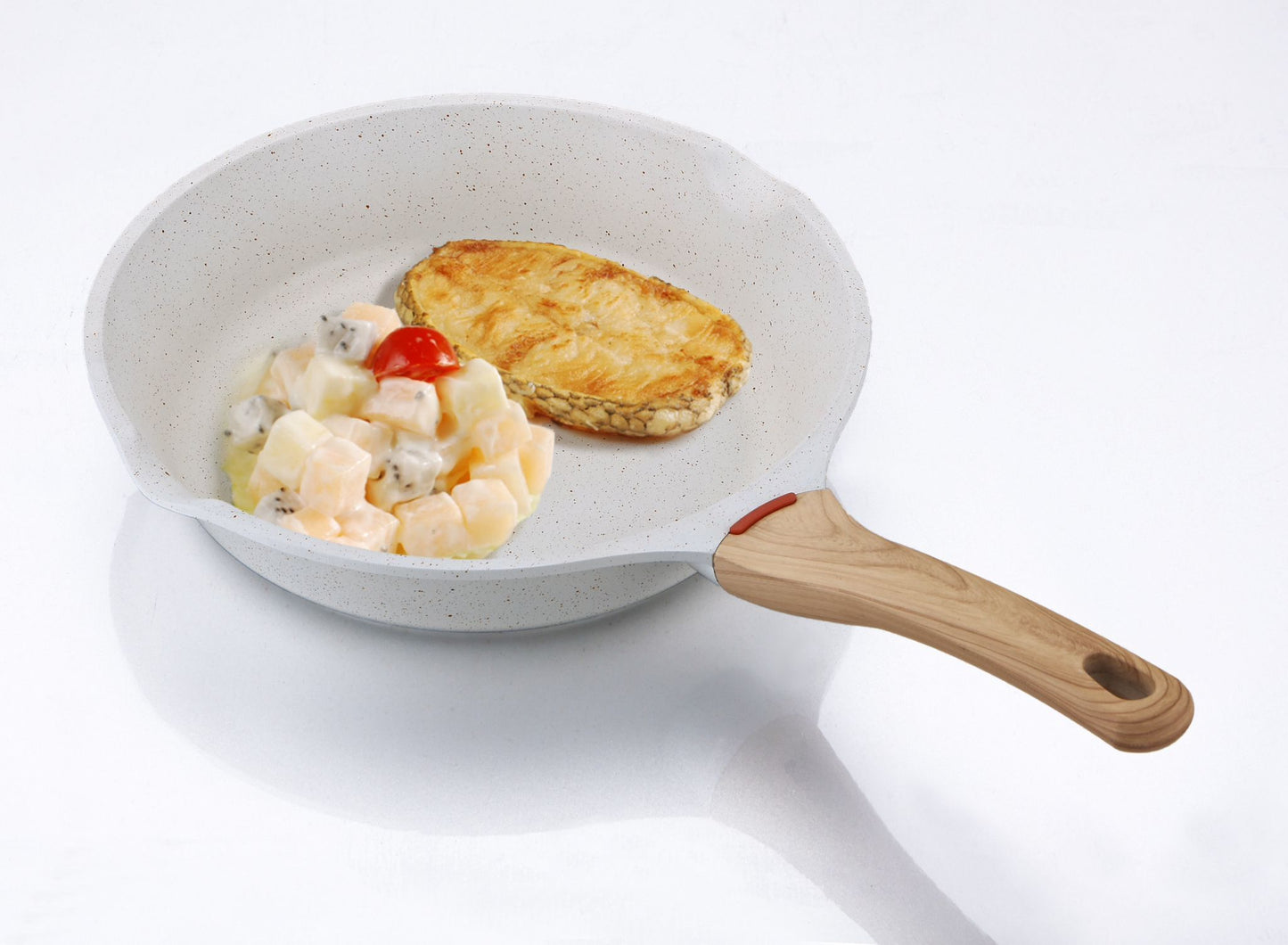 30cm Granite Frying Pan With Spout