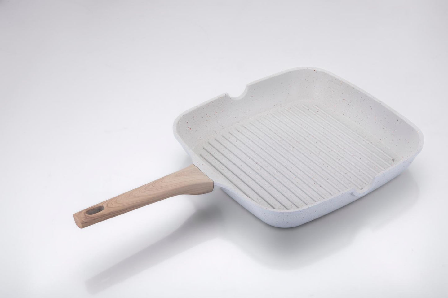 2 Piece Granite Frying and Grill pan set