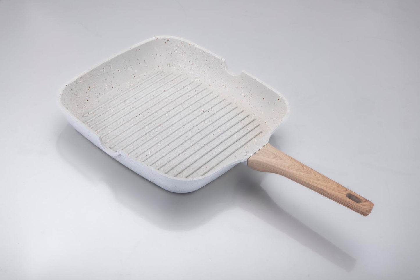 2 Piece Granite Frying and Grill pan set