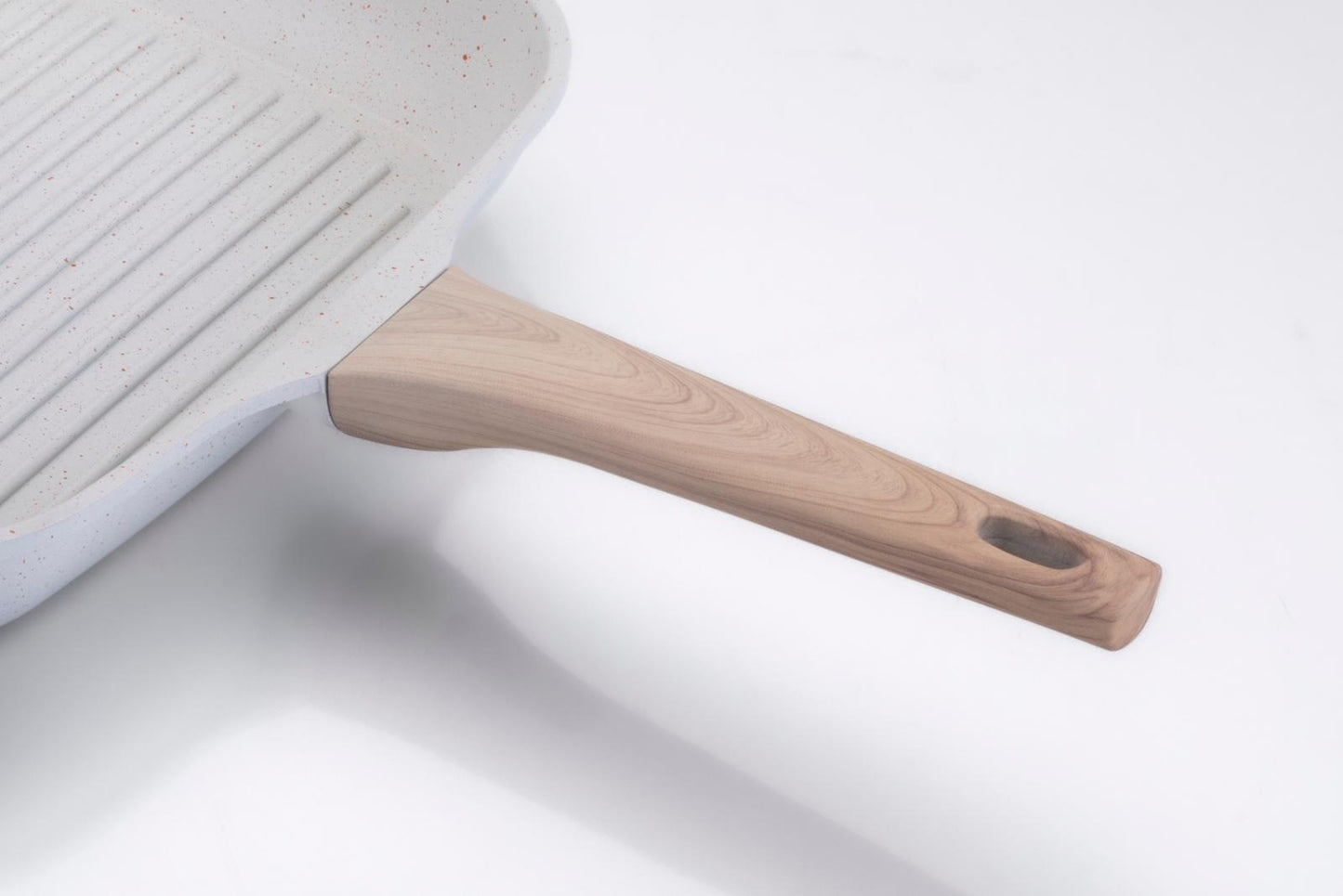 2 Piece Granite Frying and Grill pan set