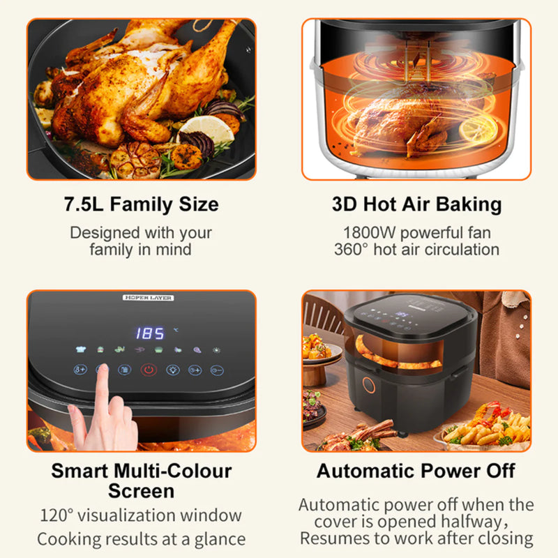 See-Through Air Fryer - HaHaHome